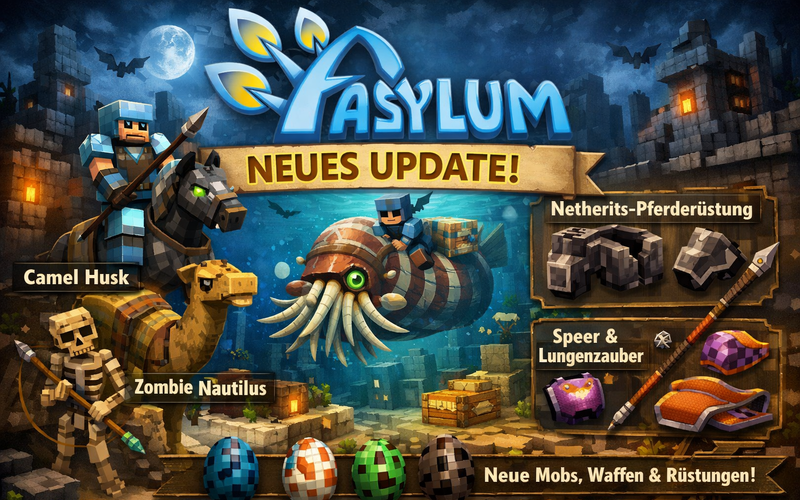 Minecraft Asylum läuft jetzt auf 1.21.11