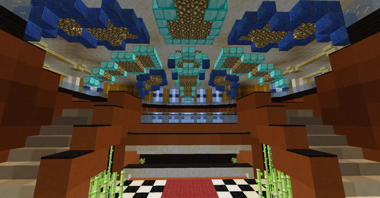 Treppe und Decke im Casino