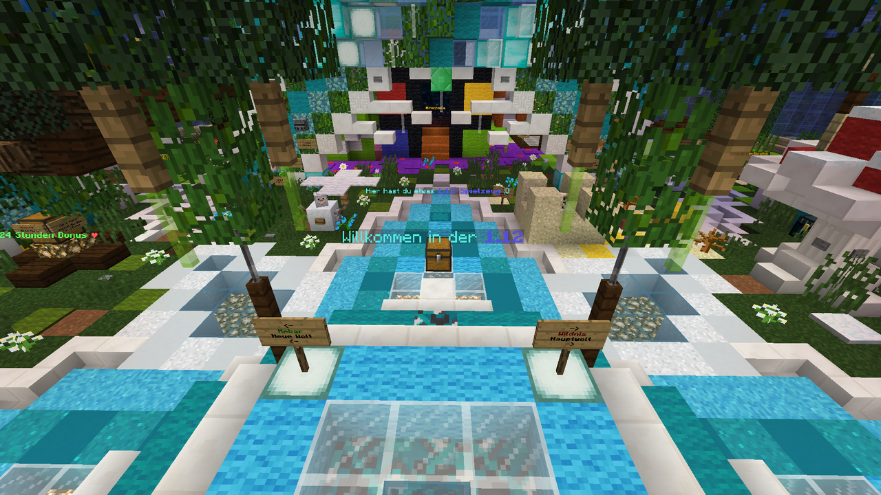 Spawn mit den neuen 1.12 Blöcken